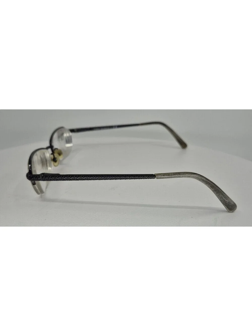 Tory Burch TY 1003 107 50-17-135 Black Metal Half Rim Eyeglasses Frame